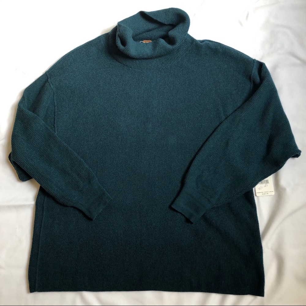 NWT Free People Softly Structured Tunic Sweater